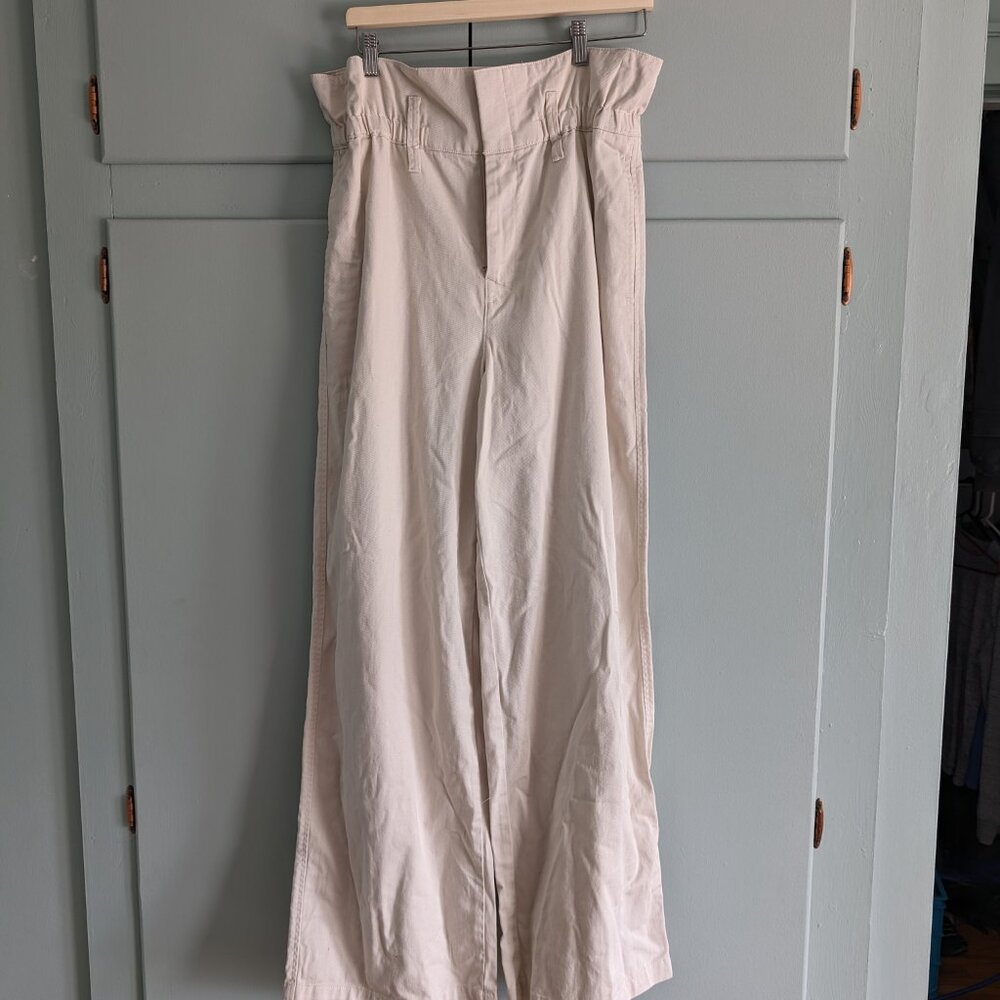 High waisted trousers